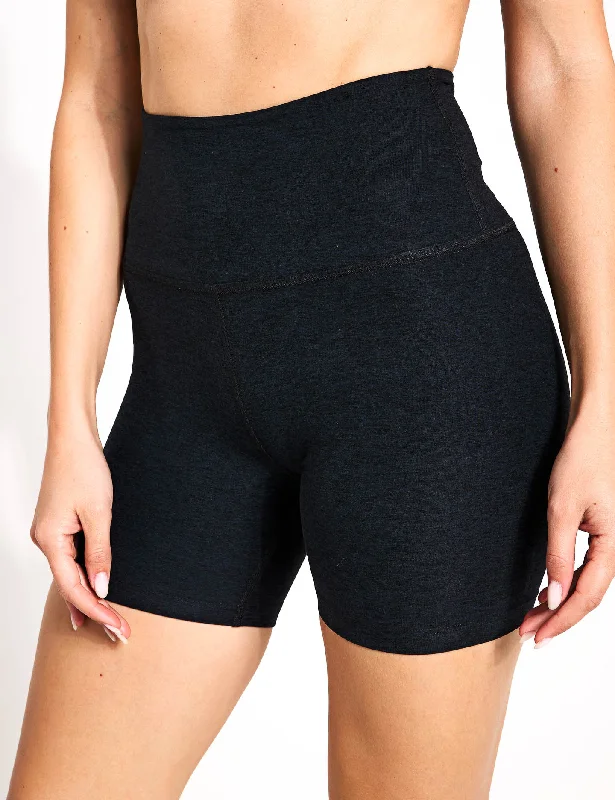 Yoga Bar for Maximum Flexibility and Strength -Spacedye Keep Pace 5" Biker Short - Black Yoga Bar for Maximum Flexibility and Strength -Spacedye Keep Pace 5" Biker Short - Black