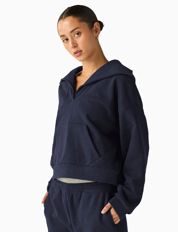 Yoga Bar with Natural Ingredients -Street Smart Pullover - After Dark Navy