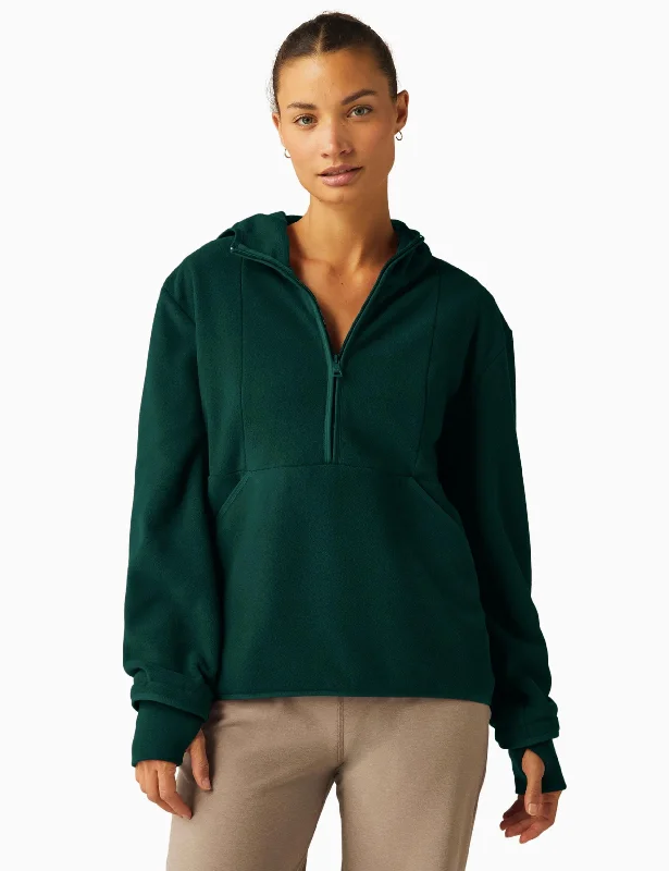 Yoga Bar for Balanced Nutrients -URBAN EXPLORER HALF ZIP PULLOVERDARK SPRUCE GREEN