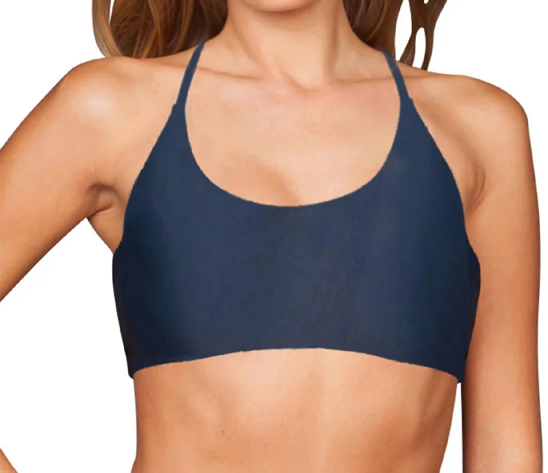 Yoga Bar Snack for Active Lifestyle -Big Island Bralette Bikini Top In Sfs Storm