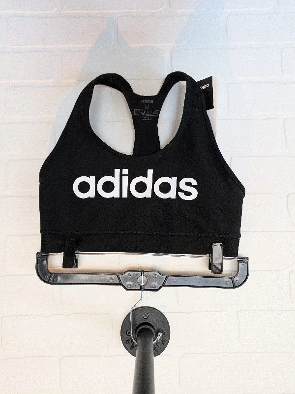 Nutrient-Rich Yoga Bars -Black Athletic Bra Adidas, Size M