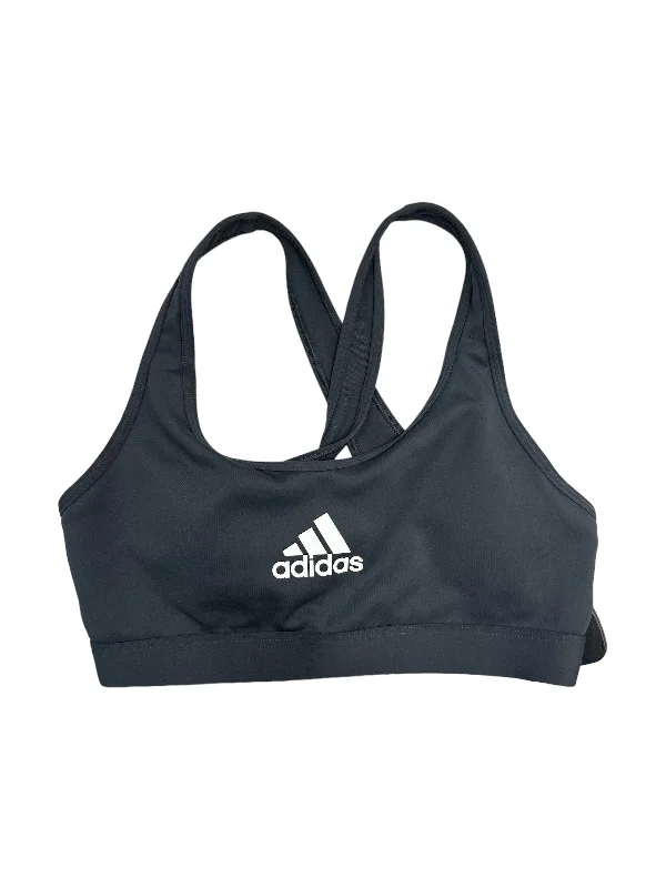 Yoga Bar for Low-Carb Diets -Black Athletic Bra Adidas, Size Xs