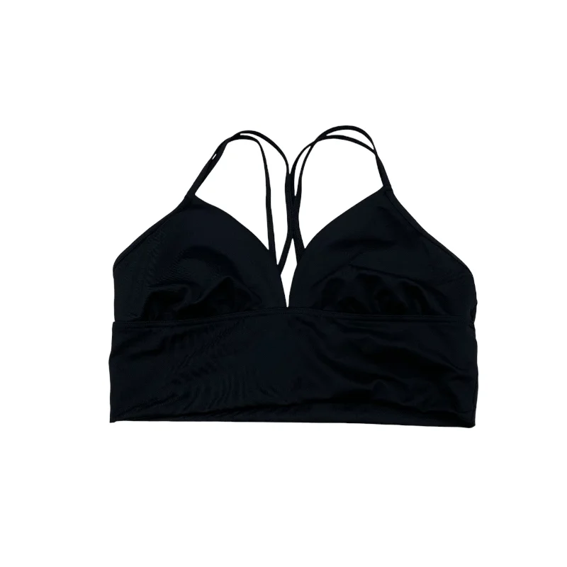 Best Yoga Bar with Nut-Free Options -BLACK ATHLETIC BRA by PINK Size:L