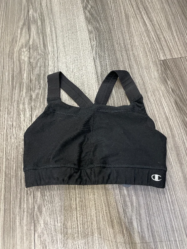 Yoga Bar for Low Glycemic Index -Black Athletic Bra Champion, Size M