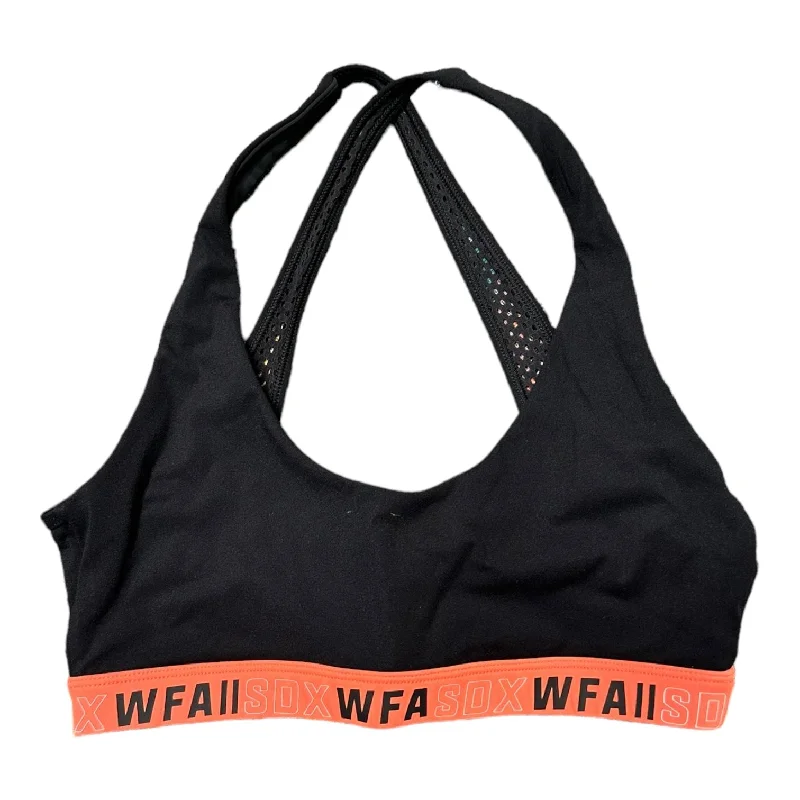 Yoga Bar for Long-Lasting Energy -Black Athletic Bra Cmb, Size S