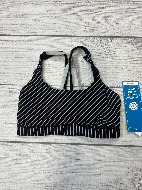 Yoga Bar with Organic Almond Milk -Black Athletic Bra Lululemon, Size S