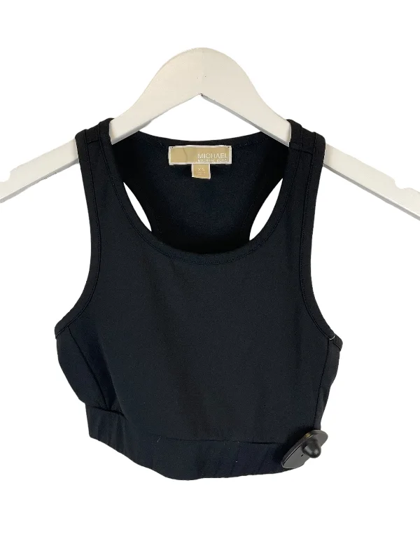 Yoga Bar for Clean Muscle Nutrition -Black Athletic Bra Michael By Michael Kors, Size Xs