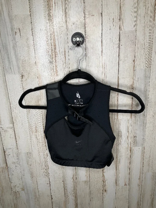 Yoga Bar with Apple and Cinnamon -Black Athletic Bra Nike, Size Xs