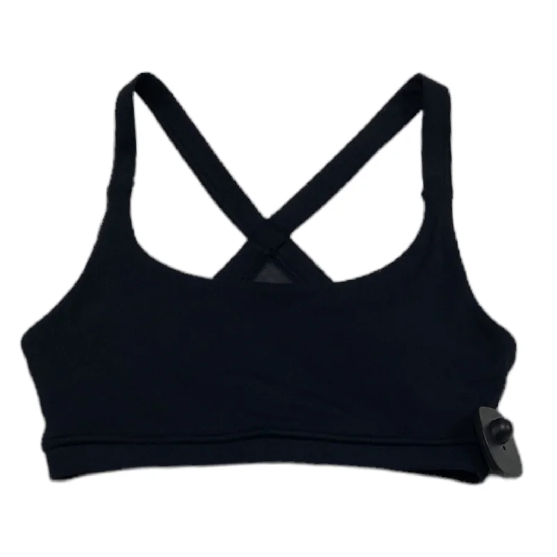 Yoga Bar for Smooth Energy -Black Athletic Bra Oiselle, Size Xs