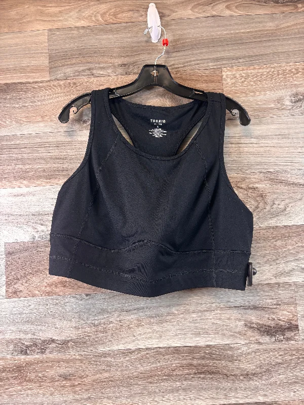 Yoga Bar with Plant-Based Fats -Black Athletic Bra Torrid, Size 3x