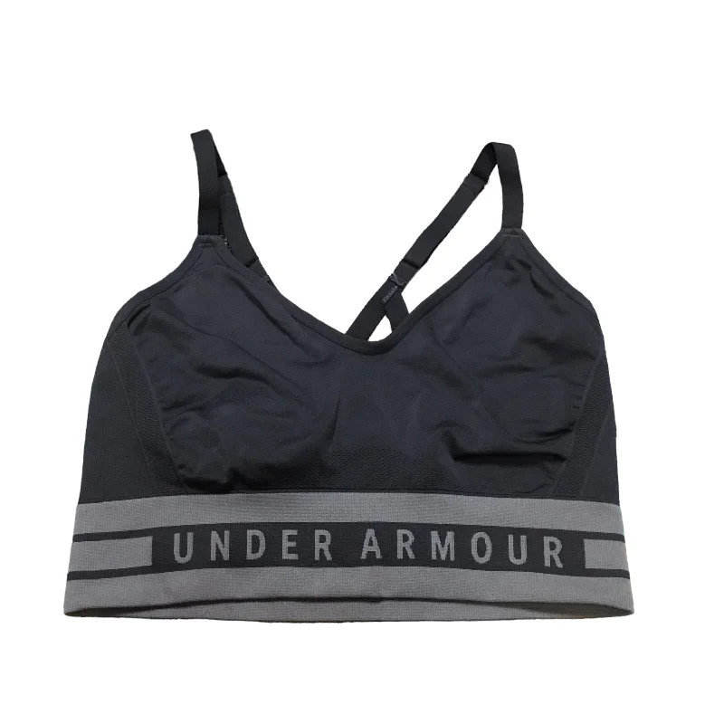 Yoga Bar with Apple Cider and Lemon -Black Athletic Bra Under Armour, Size L