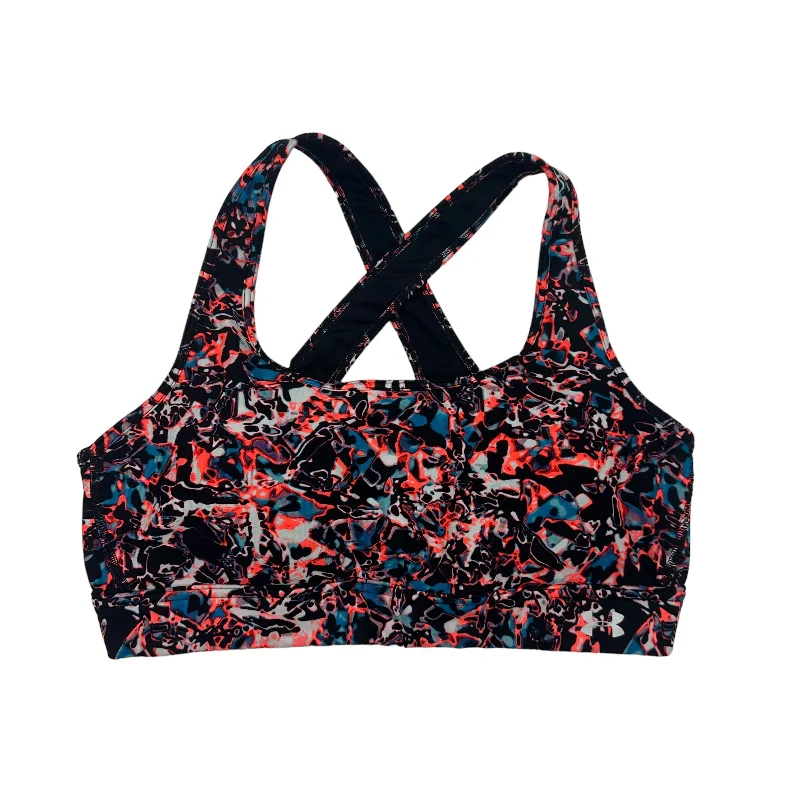 Yoga Bar with Spinach and Kale -BLACK & RED UNDER ARMOUR ATHLETIC BRA, Size L