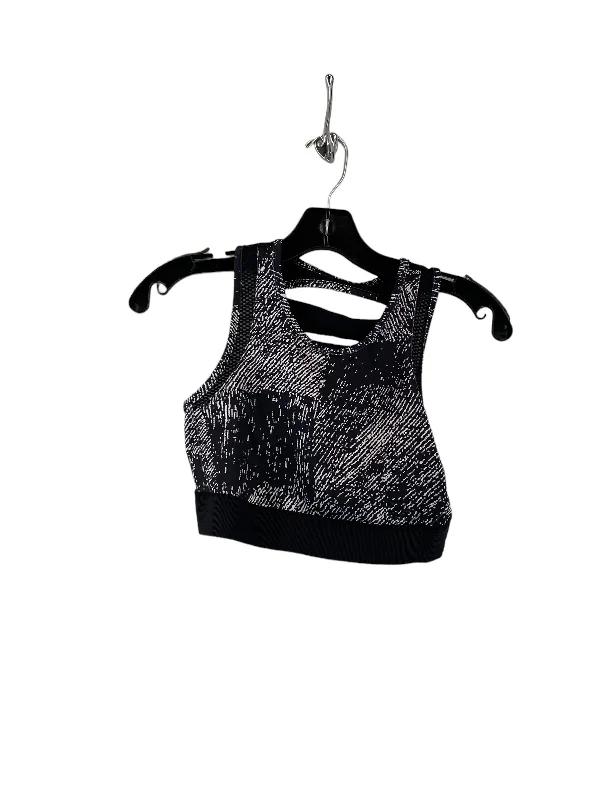 Yoga Bar for Clean Energy Boost -Black & White Athletic Bra Champion, Size M