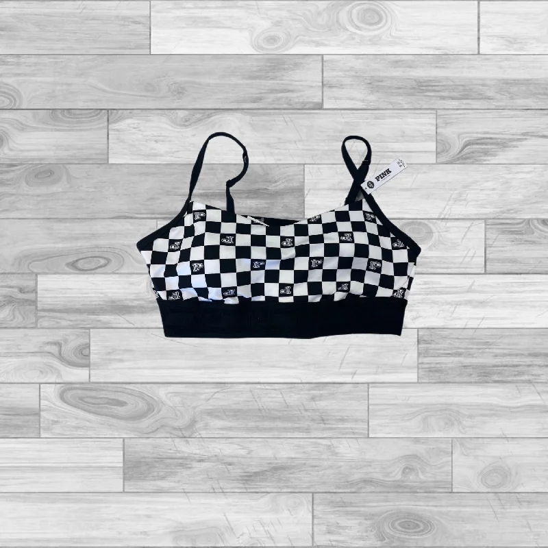 Yoga Bar with Adaptogens for Stress Management -Black & White Athletic Bra Pink, Size L