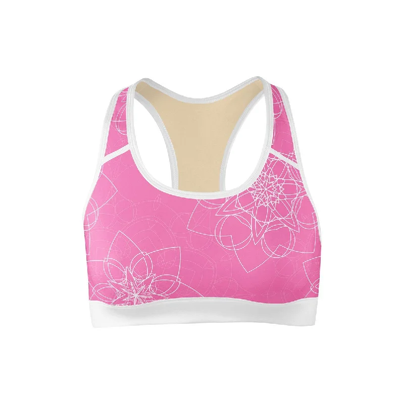 Yoga Bar for Active Women -Blooming Star Sports Bra