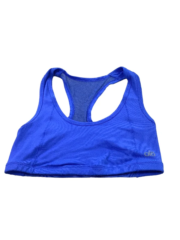 Yoga Bar for Strength and Flexibility -Blue Athletic Bra Alo, Size M