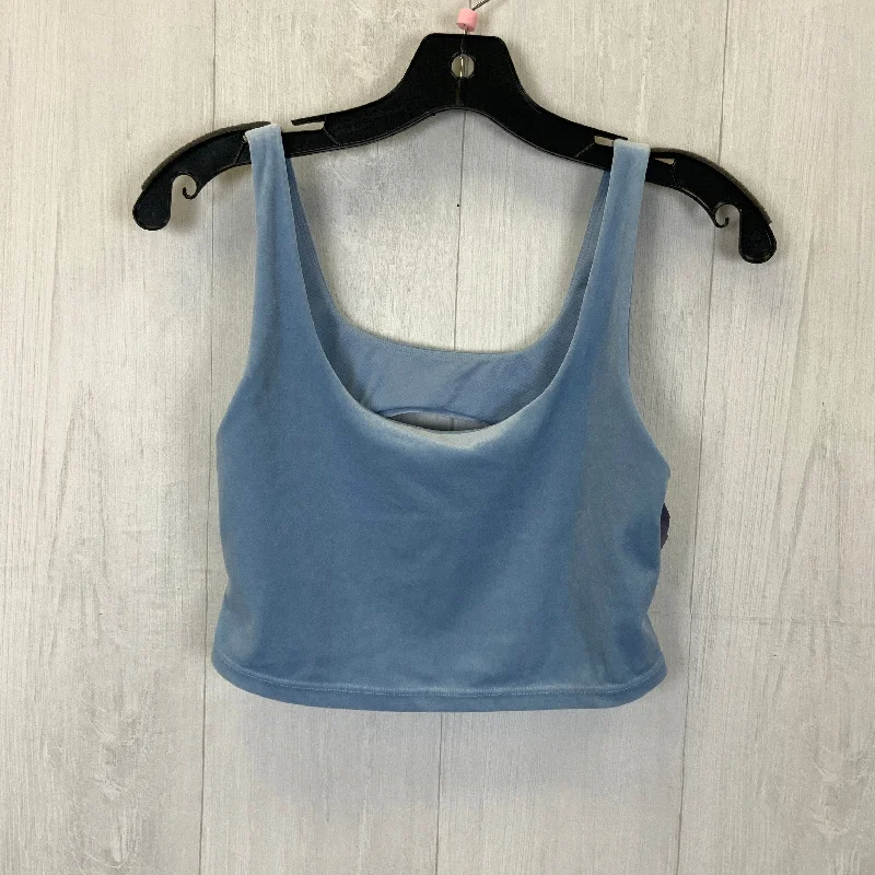 Yoga Bar with Lemongrass -Blue Athletic Bra Athleta, Size S
