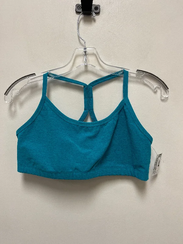Yoga Bar with Natural Ingredients -Blue Athletic Bra Beyond Yoga, Size Xl