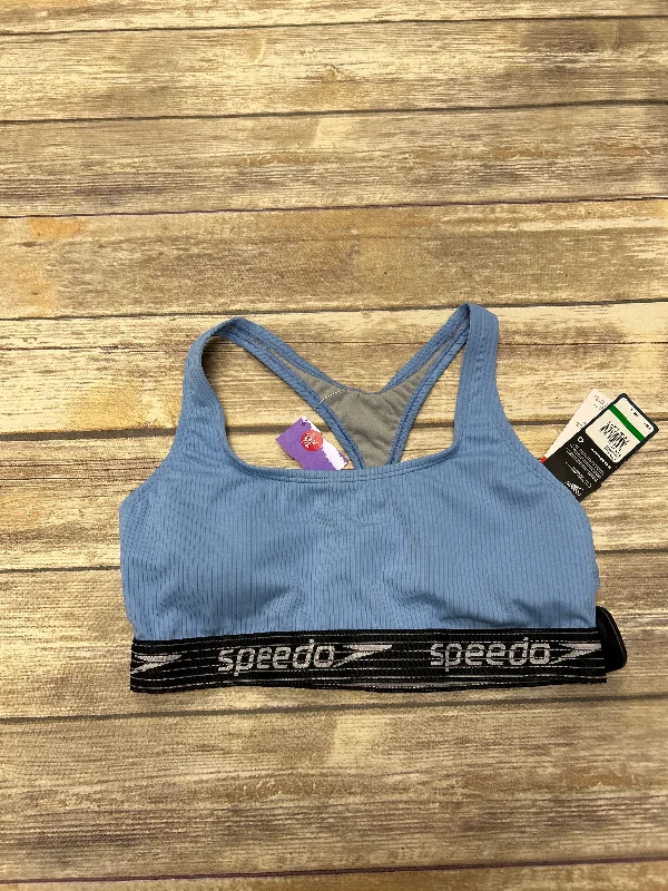 Yoga Bar with Coconut Water -Blue Athletic Bra Cme, Size L