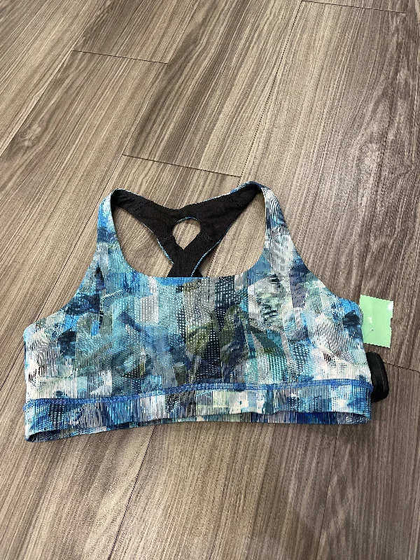 Yoga Bar with Beets -Blue Athletic Bra Lululemon, Size 10
