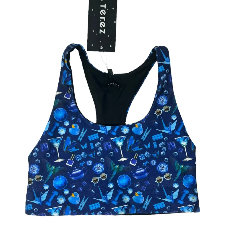 Yoga Bars with Plant-Based Ingredients -Blue Athletic Bra Terez, Size XS