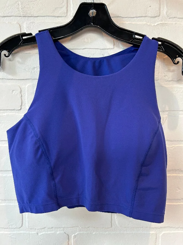 Yoga Bar for Busy Athletes -Blue Athletic Bra Zella, Size M