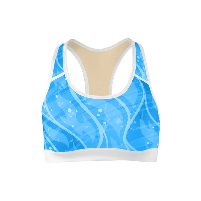 Yoga Bar with Macadamia Nuts -Blue Blaze Sports Bra