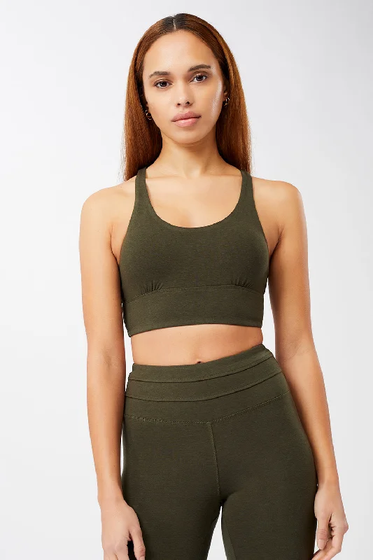 Yoga Bar for Weight Loss and Muscle Gain -New Studio Bra (Jungle)
