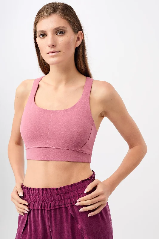 Yoga Bar with Coconut and Cacao -Extra Support Bra (Amethyst), GOTS