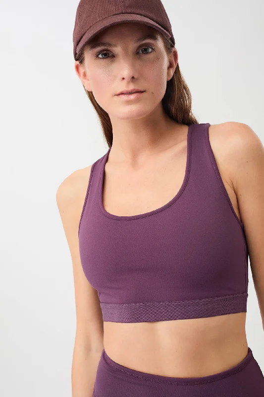 Raw Yoga Bars for Clean Snacking -Sports Bra (Purple Passion)
