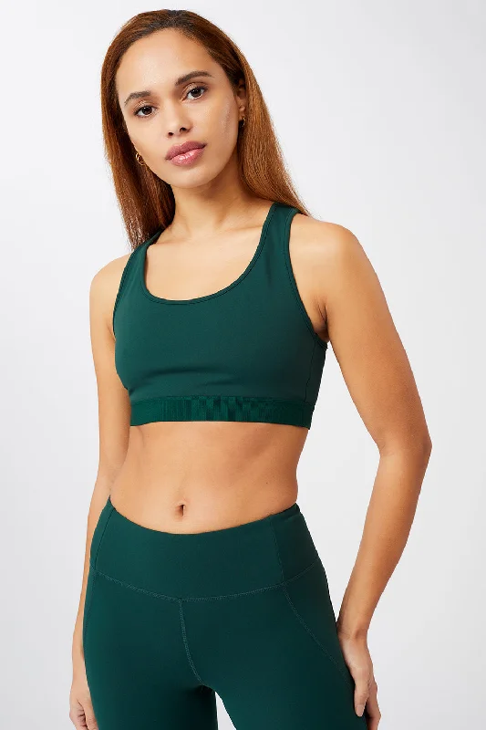 Protein Yoga Bar with Quinoa -Sports Bra (Seaweed)