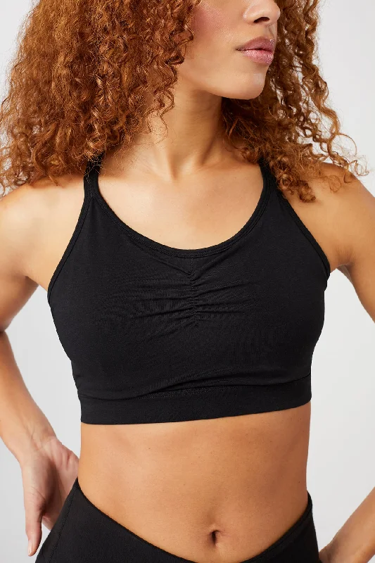 Yoga Bars for Clean Fuel -Infinity Bra (Black)