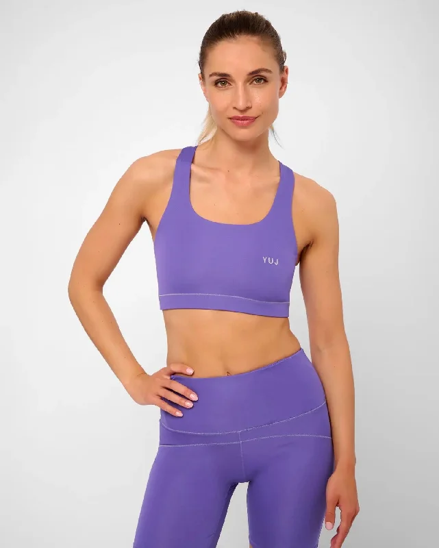 Yoga Bar with Plant-Based Fats -Purple yoga bra BANDHA