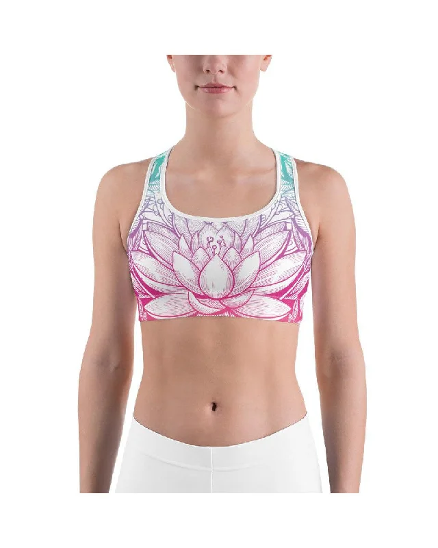Yoga Bar with Organic Almond Milk -Bright Lotus Sports bra