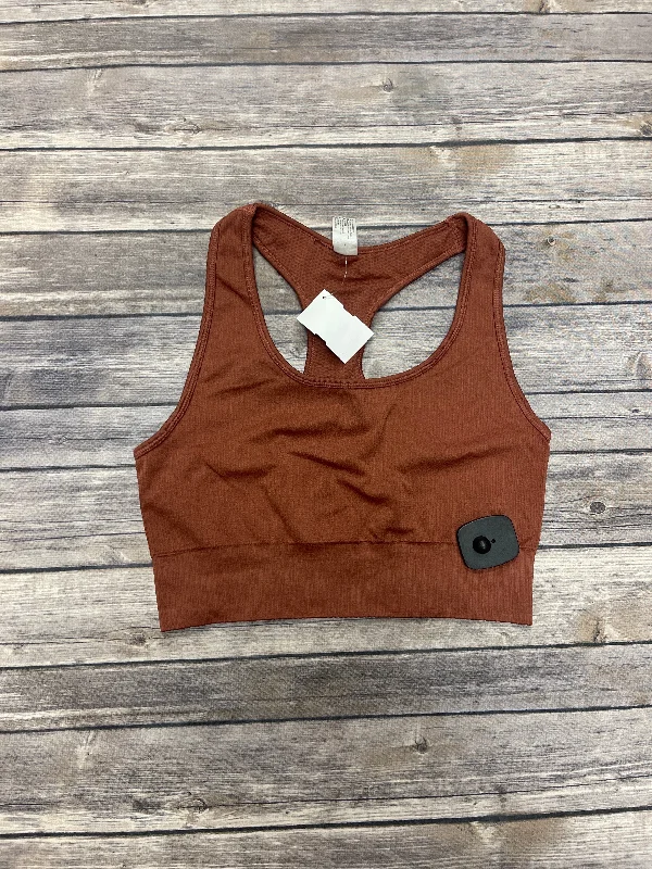 Yoga Bar with Moringa for Superfoods -Brown Athletic Bra 90 Degrees By Reflex, Size L