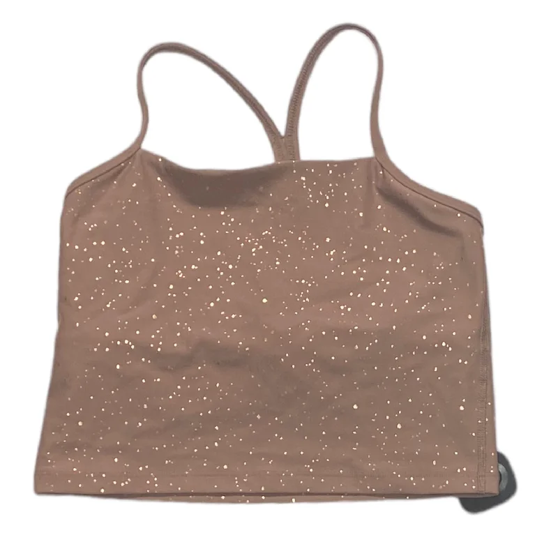 Yoga Bar for Boosting Metabolism -Brown Athletic Bra Beyond Yoga, Size M