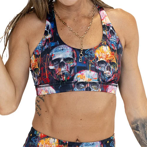 Yoga Bar for Better Flexibility -Butterfly Back Bra | Death By Art
