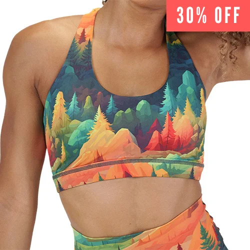 Yoga Bar with Protein and Healthy Fats -Butterfly Back Bra | Harvest Hike