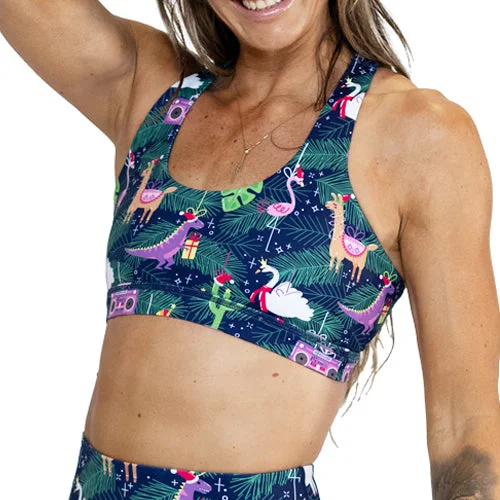 Yoga Bar with Flaxseed -Butterfly Back Bra | Holiday Magic