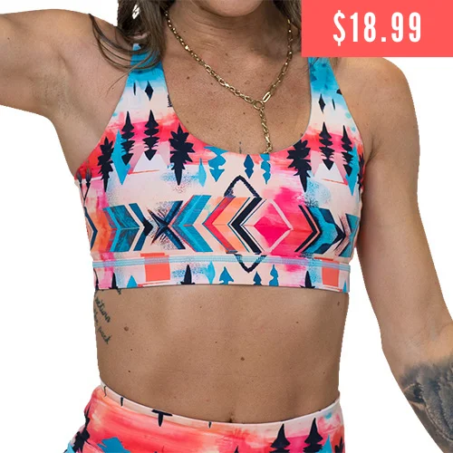 Yoga Bar with Cacao for Antioxidants -Butterfly Back Bra | Sedona