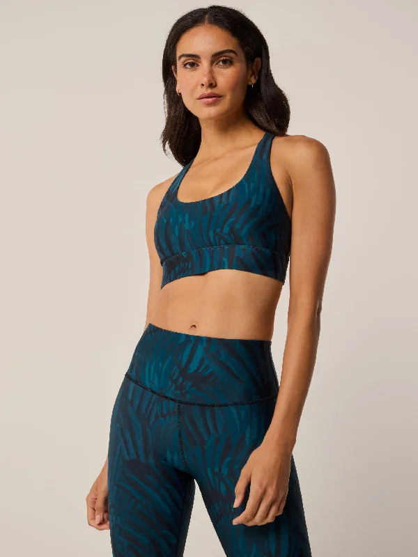 Yoga Bar for Lower Glycemic Response -Camo Feather Luna Sports Bra