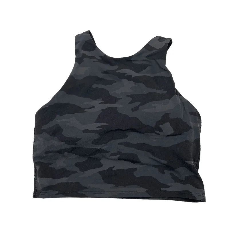 Yoga Bar for Low Sugar Snack -Camouflage Print Athletic Bra Athleta, Size Xs