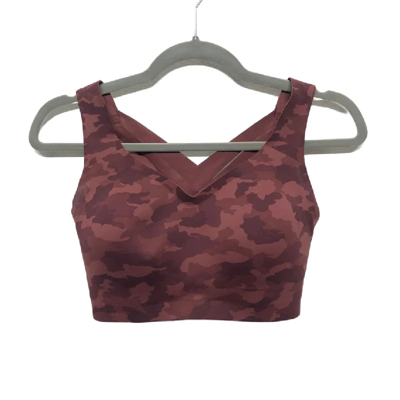 Yoga Bar with Organic Fruit -Camouflage Print Athletic Bra Lululemon, Size 32