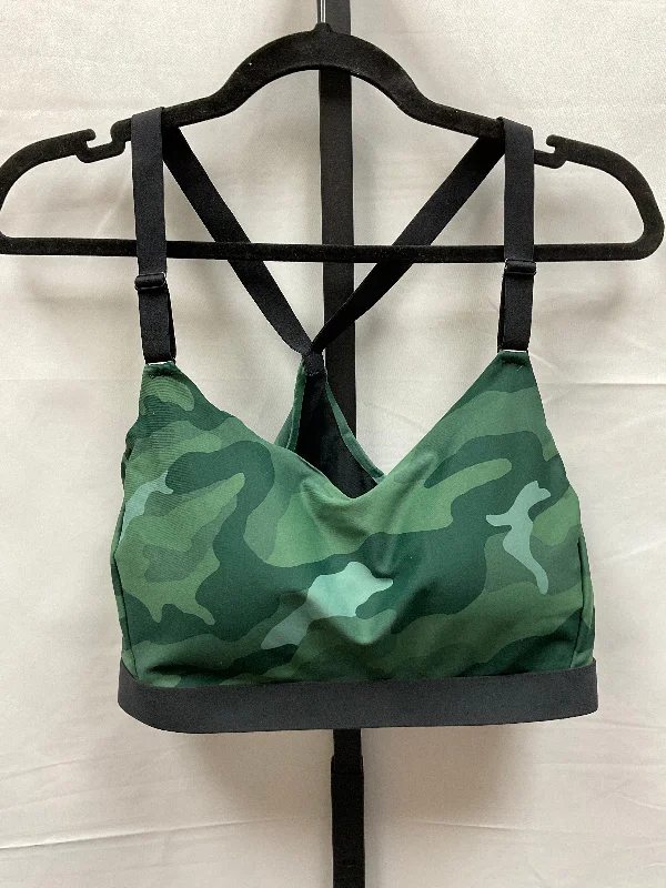 Yoga Bars for Quick Energy -Camouflage Print Athletic Bra Old Navy, Size Xxl