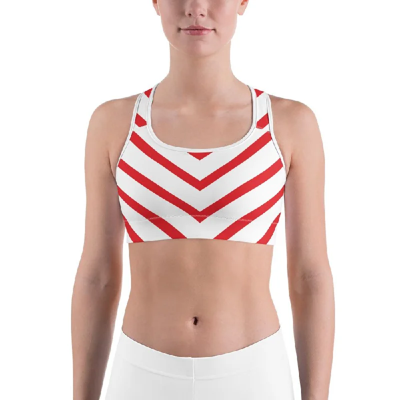 Raw Yoga Bars for Clean Snacking -Candy Cane Sports Bra