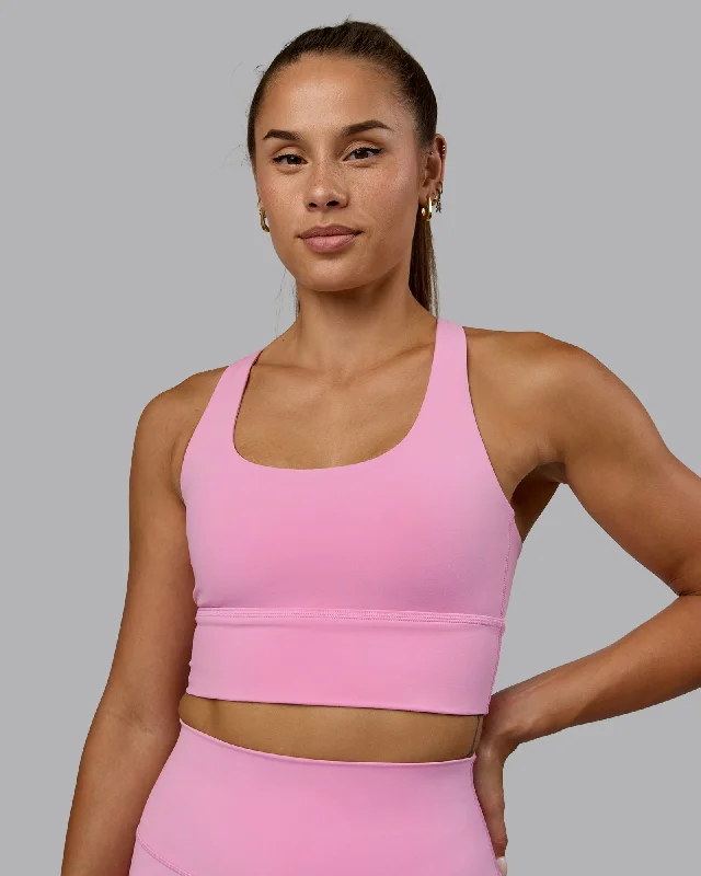Yoga Bar for Complete Protein -Circuit Sports Bra - Bubblegum