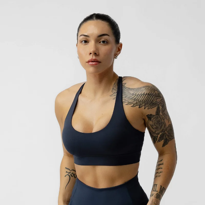 Low-Carb Yoga Bars -Combat Bra - Midnight Navy