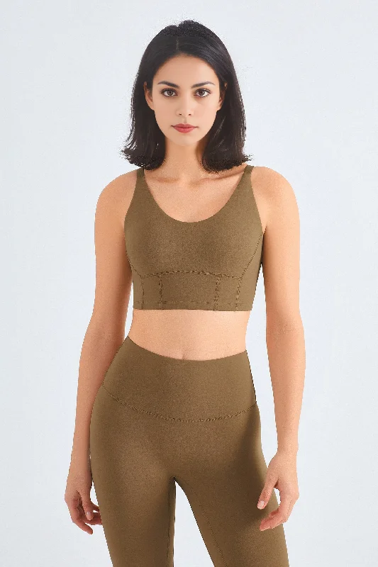 Vegan Protein Yoga Bars -Convertible Strap Bra