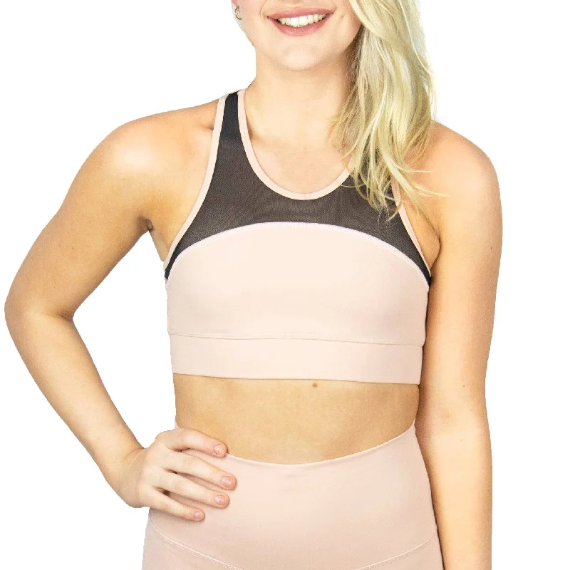 Yoga Bar with Pumpkin Seeds -Yoga Sports Bra - Sand