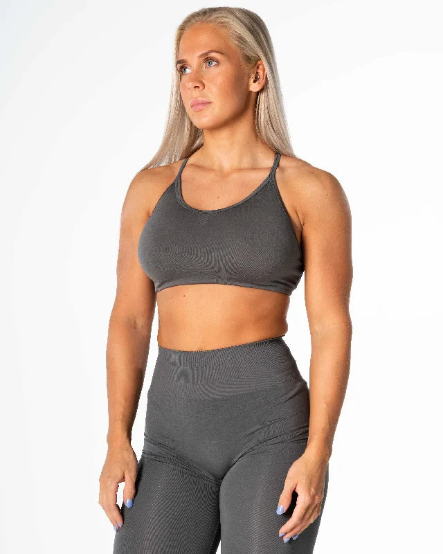 Yoga Bar for Workout Fuel -Prime Seamless Top - Granite
